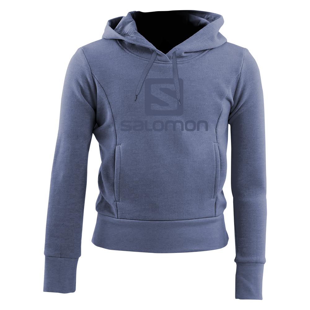 Salomon Singapore Kids Pullover - BE STILL G Steelblue | 63972-YARI